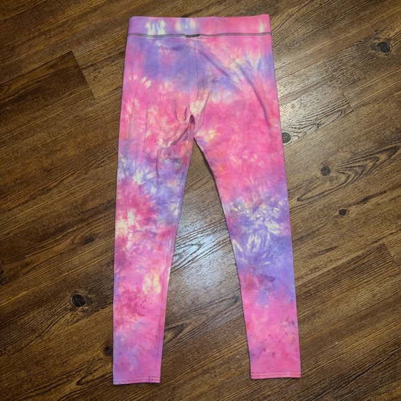 ⭐️Aerie Pink & Purple Custom Tie-Dye Cotton Stretch Legging Size M - Picture 4 of 9